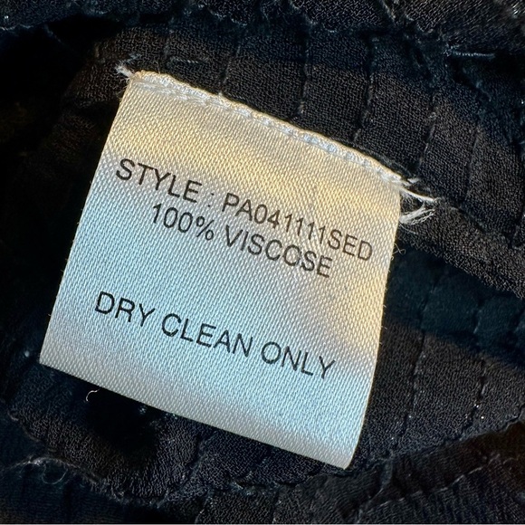 Parker Rare ‘Lola’ Diamond Design Beaded Split-Back High-Low Tank Top Size Small - Picture 7 of 16